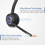 Leitner LH470 wireless DECT PC only headset ultra noise-canceling microphone - product thumbnail
