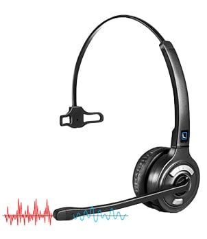 Leitner wireless mic noise-canceling