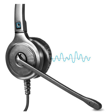 Leitner LH255 Dual-Ear USB Headset