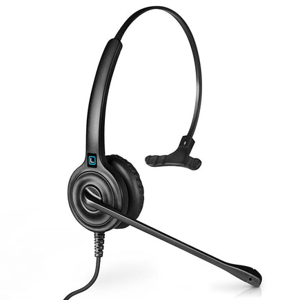 Call center headset with mic clearance