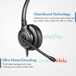 Leitner LH255XL super comfortable USB corded headset cleansound noise canceling microphone - product thumbnail