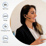 Leitner LH280 wireless headset with up to 350 feet UltraRange and 5-year warranty - product thumbnail