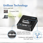 Leitner LH270 single-ear computer and desk phone headset with UniBase call merging - product thumbnail