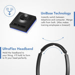 Leitner LH575 premium plus headset with UniBase and UltraFlex Headband - product thumbnail