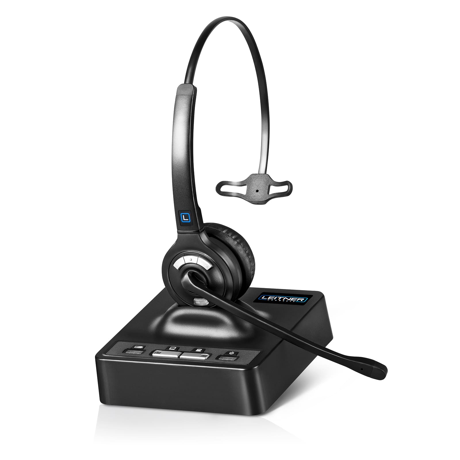 Leitner LH270 wireless headset with microphone for office and working at home