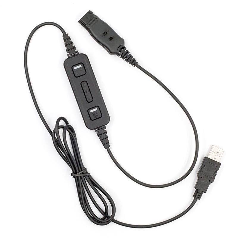 Leitner wires USB quick disconnect cord with call control buttons