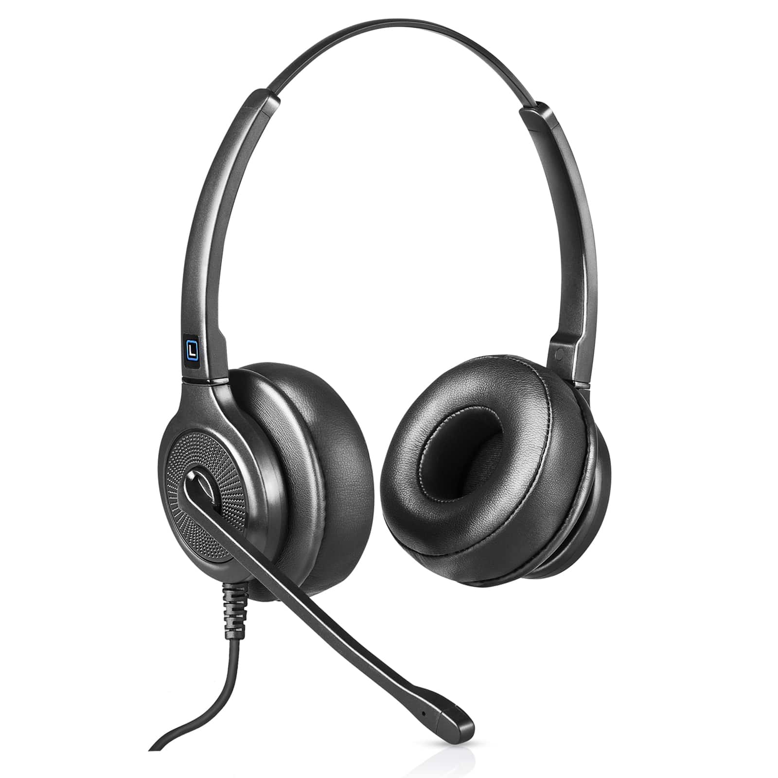 Leitner LH255XL Dual-Ear USB Headset Wired